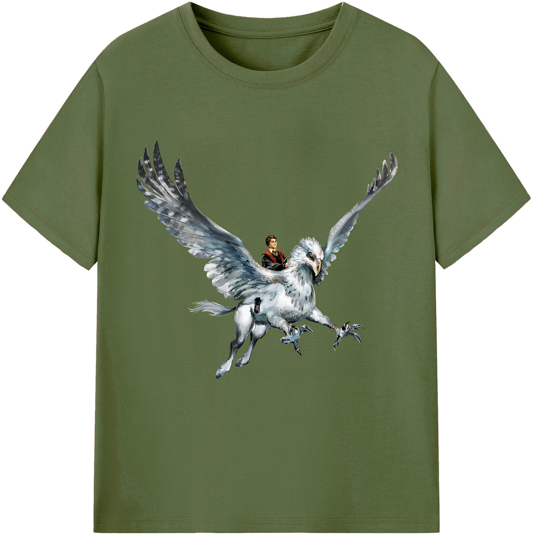 （画像用） Harry Potter ハリー・ポッターシリーズ 綿100％半袖Tシャツ（フロントプリント）